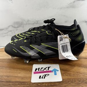 Mens 6.5/Womens 7.5-Adidas Predator Elite FG Soccer Cleats Black Volt JI1085